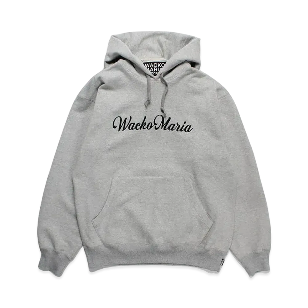 WACKO MARIA Heavy Weight Pull Over Hooded Sweat Shirt "Gray"