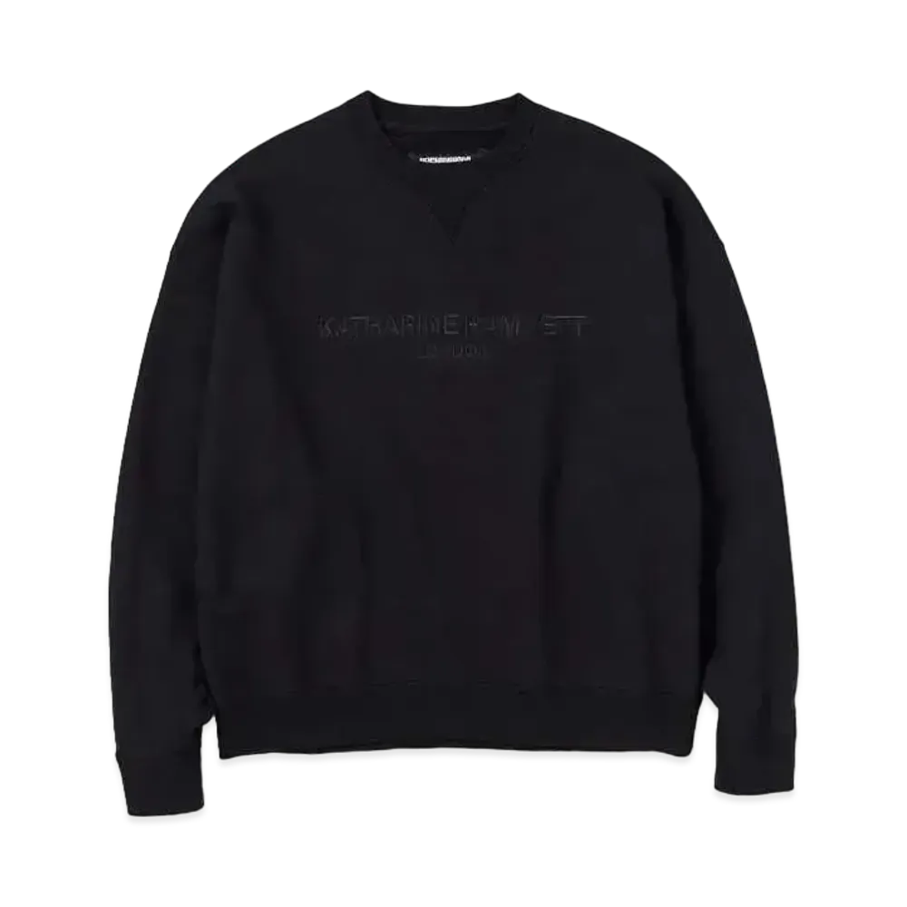 NEIGHBORHOOD KH . LOGO SWEAT LS . CO "Black"