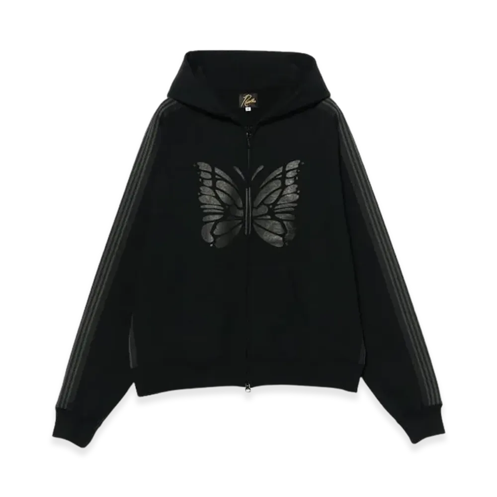 NEEDLES x Beams Sweat Zip Track Hoodie "Black"