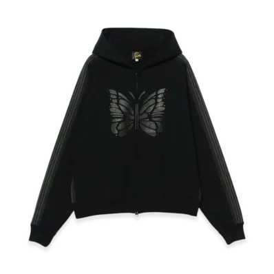 NEEDLES x Beams Sweat Zip Track Hoodie "Black"
