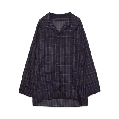 my beautiful landlet ORGANDY CHECK "PURPLE"