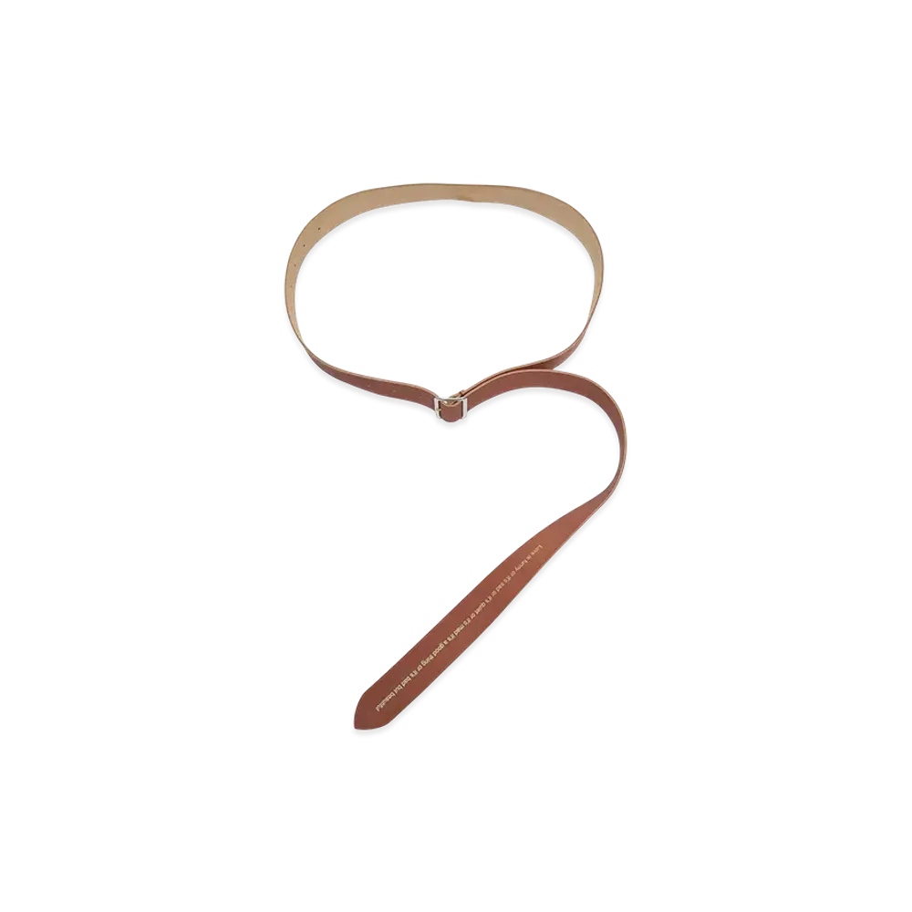 UNDERCOVER Cowhide Leather Belt "Beige"