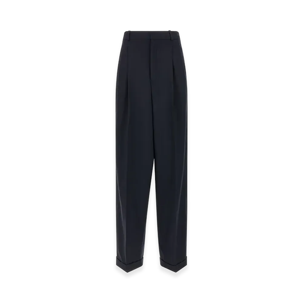 Polo Ralph Lauren Women's Wool Pants "Dark Blue"