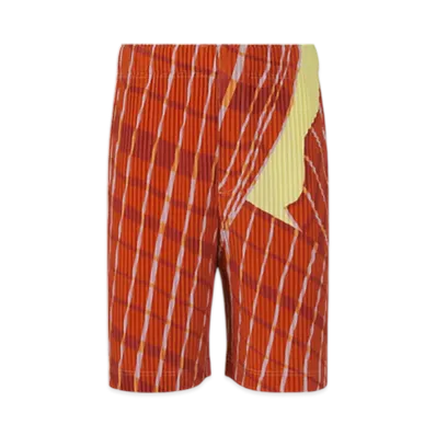 HOMME PLISSE ISSEY MIYAKE Windswept Plaid "Yellow"