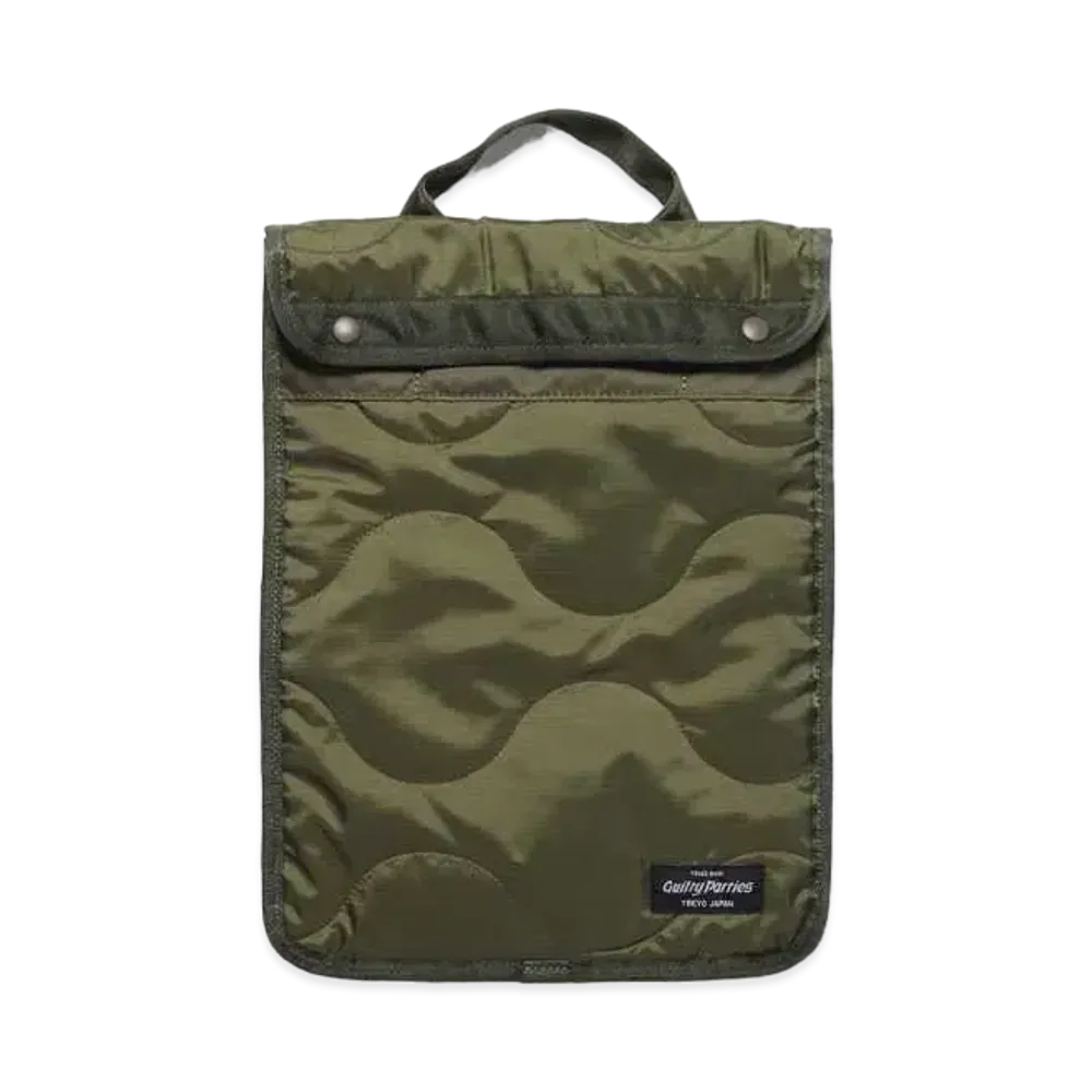 WACKO MARIA SPEAK EASY / Document Case "Khaki"