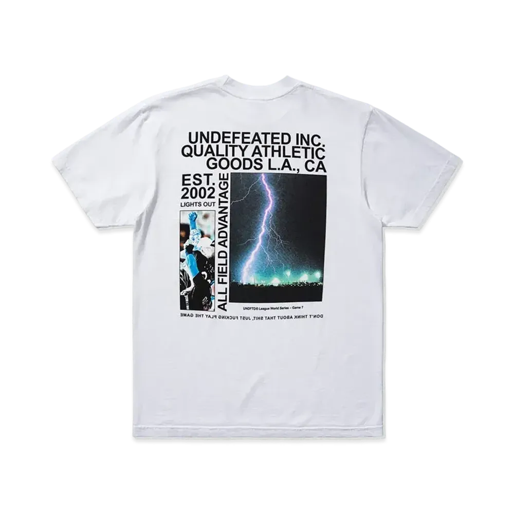 UNDEFEATED LIGHTS OUT S/S TEE - 80221 "White"