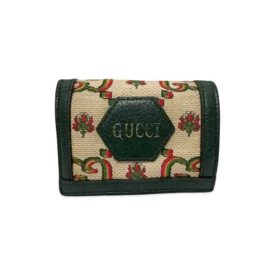 GUCCI Bi-fold Wallet 100th Anniversary "Green"