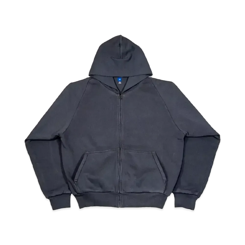 YEEZY GAP Doubleface Wide Silhouette Zip Up Sweat Hoodie 