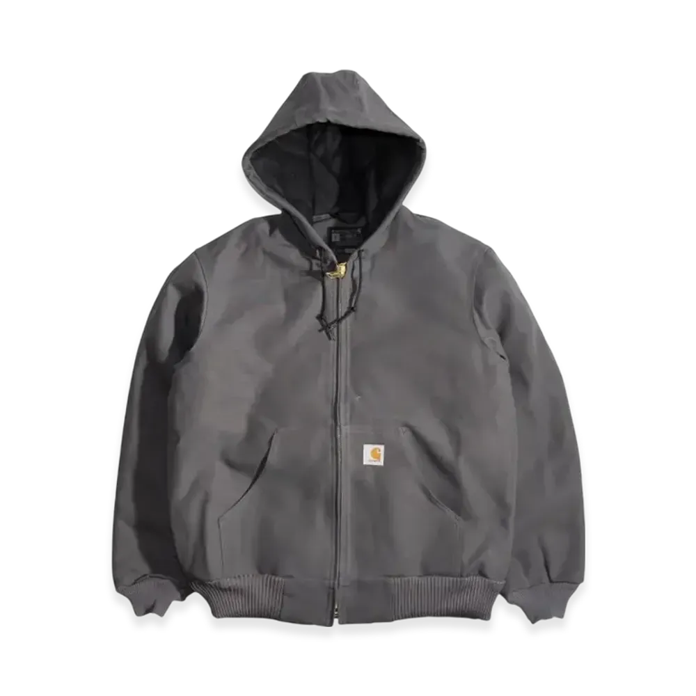 Carhartt WIP Duck Active Jacket With Quilted Flannel Lining "Gravel"