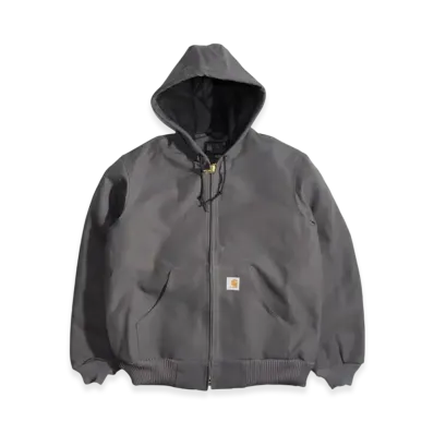 Carhartt WIP Duck Active Jacket With Quilted Flannel Lining "Gravel"