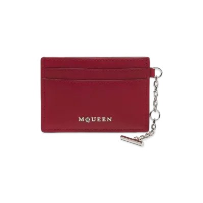 Alexander McQUEEN Sling Card Holder "Red"