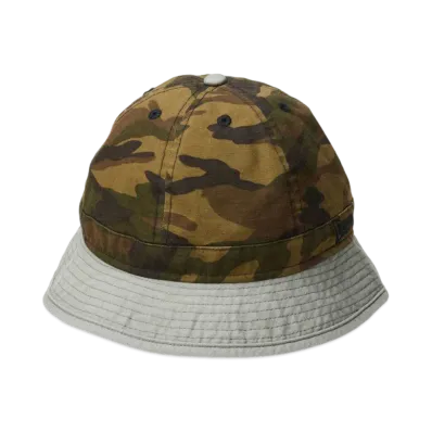 NEW ERA Powered by GORO NAKATSUGAWA (MIN-NANO) Explorer Light Khaki Brim "Woodland Camo"