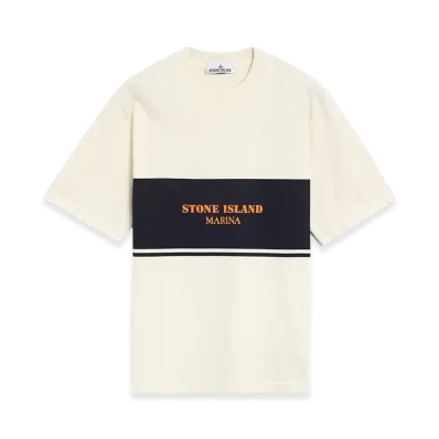 Stone Island Marina 2100024 Combed Organic Cotton Jersey "Ecru"