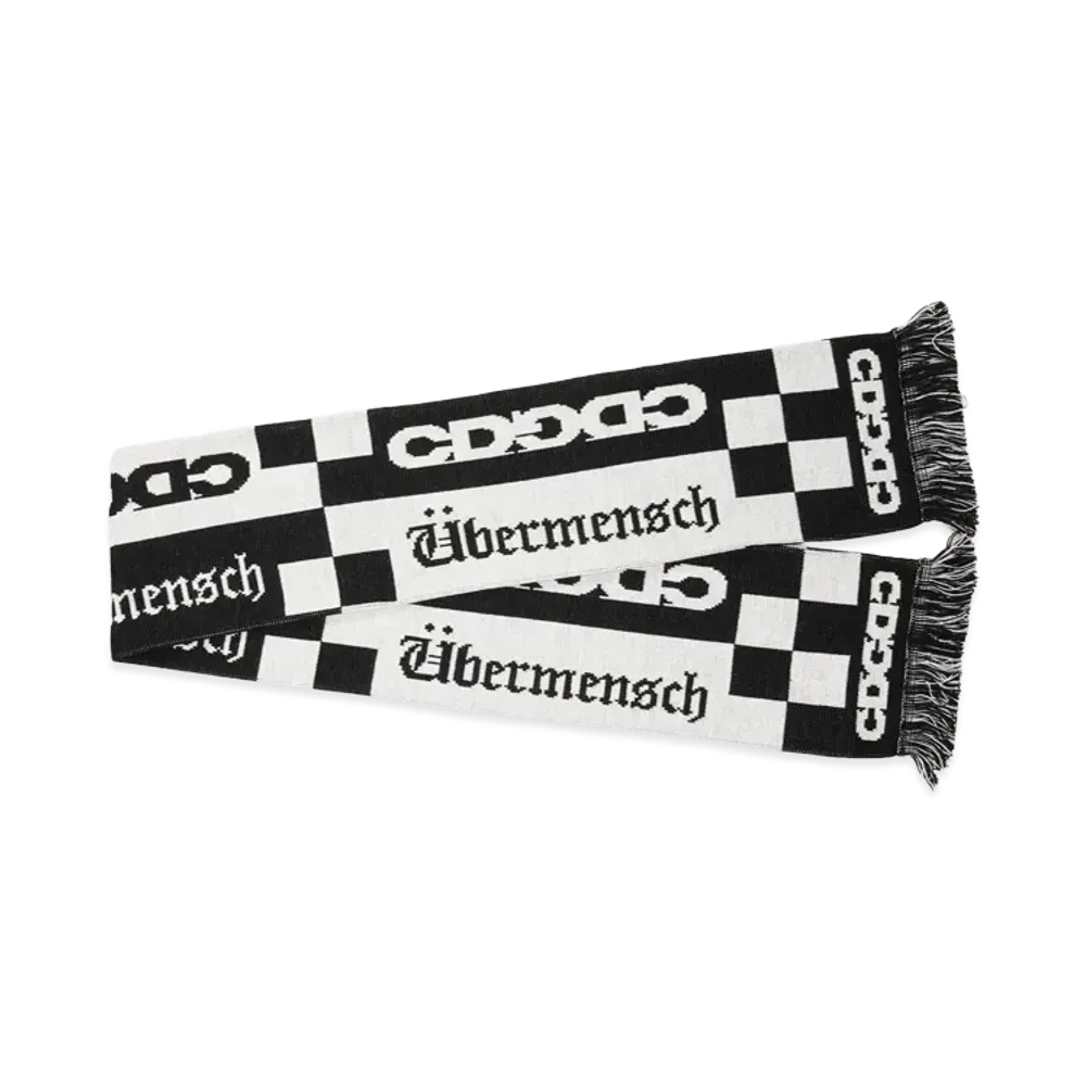 COMME des GARCONS CDG x G-DRAGON Ubermensch Checkered Stole "White/Black"