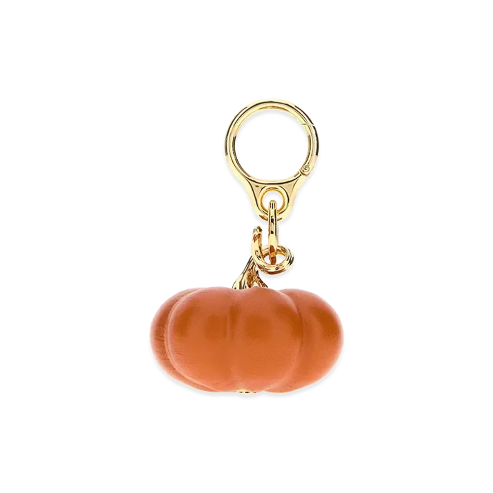 LOEWE Women's Leather Pumpkin Charm "Orange"