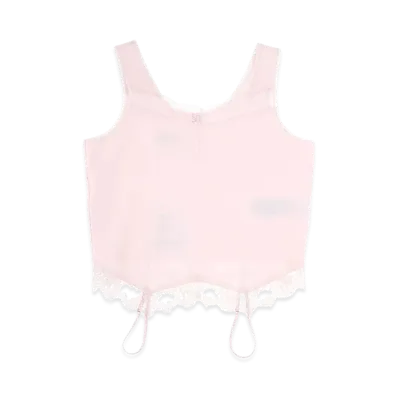 MM6 Maison Margiela Women's Tank Top "Pink"
