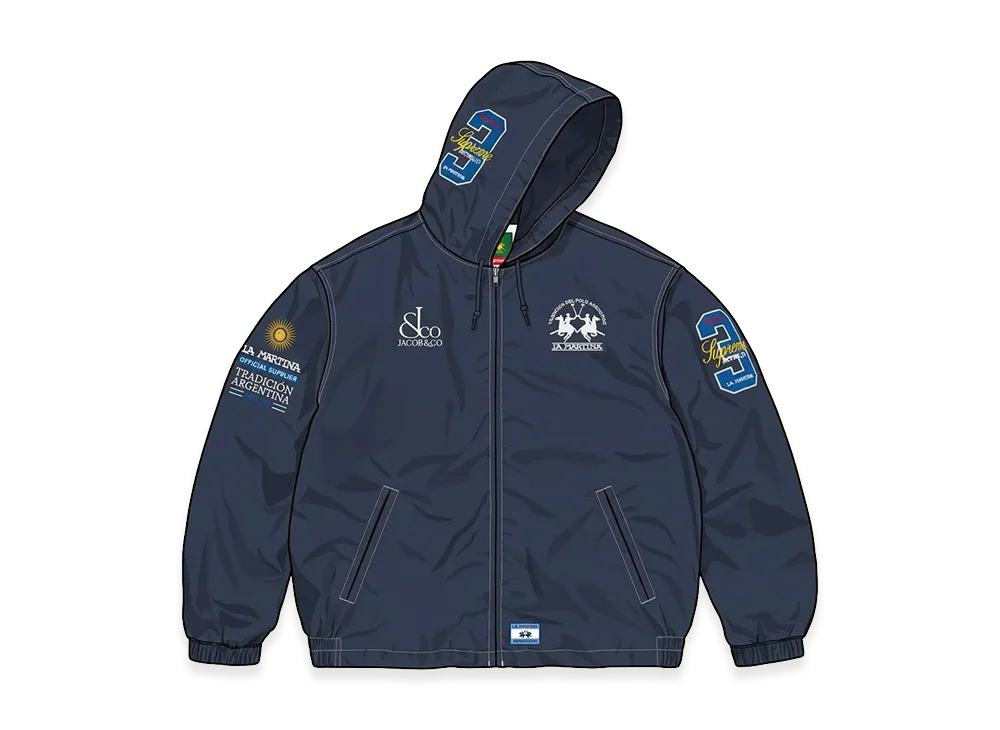 Supreme x La Martina Lightweight Hooded Jacket "Navy"