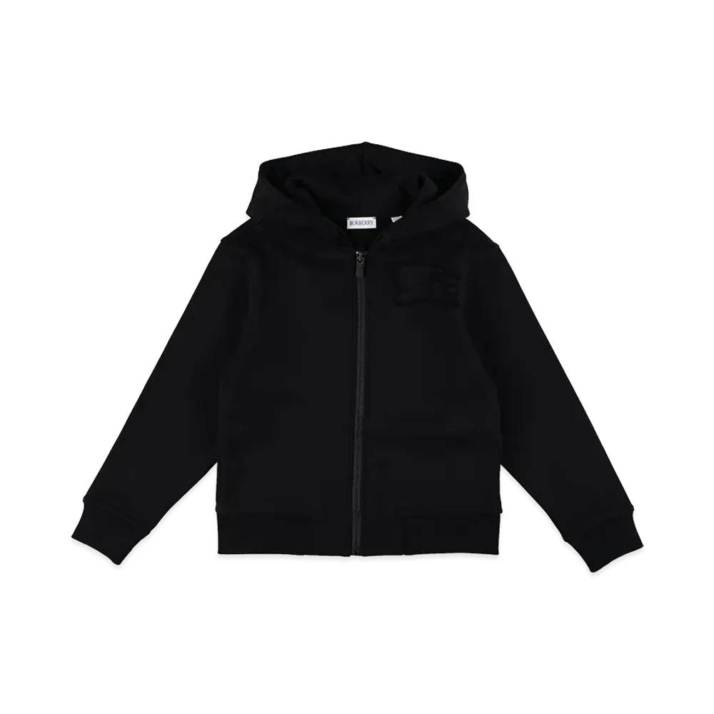 Burberry Kids Zip Hoodie "Black"