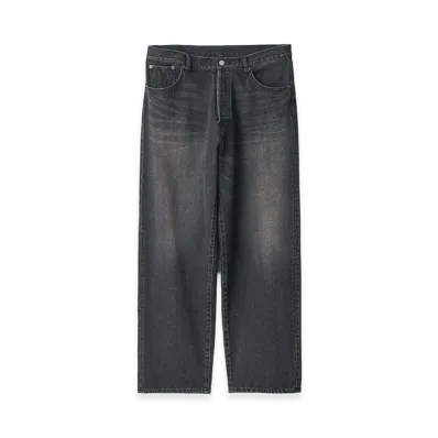 ssstein Oversize Fit Denim Pants "Black"