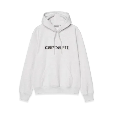 Carhartt WIP Hooded Carhartt Sweat "Ash Heather/Graphite"