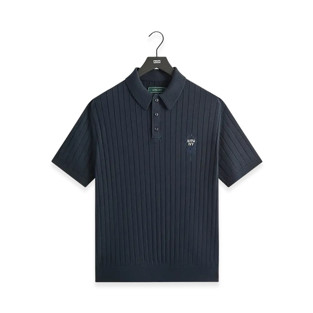 Kith Ivy Knit Tilden Polo "Nocturnal"