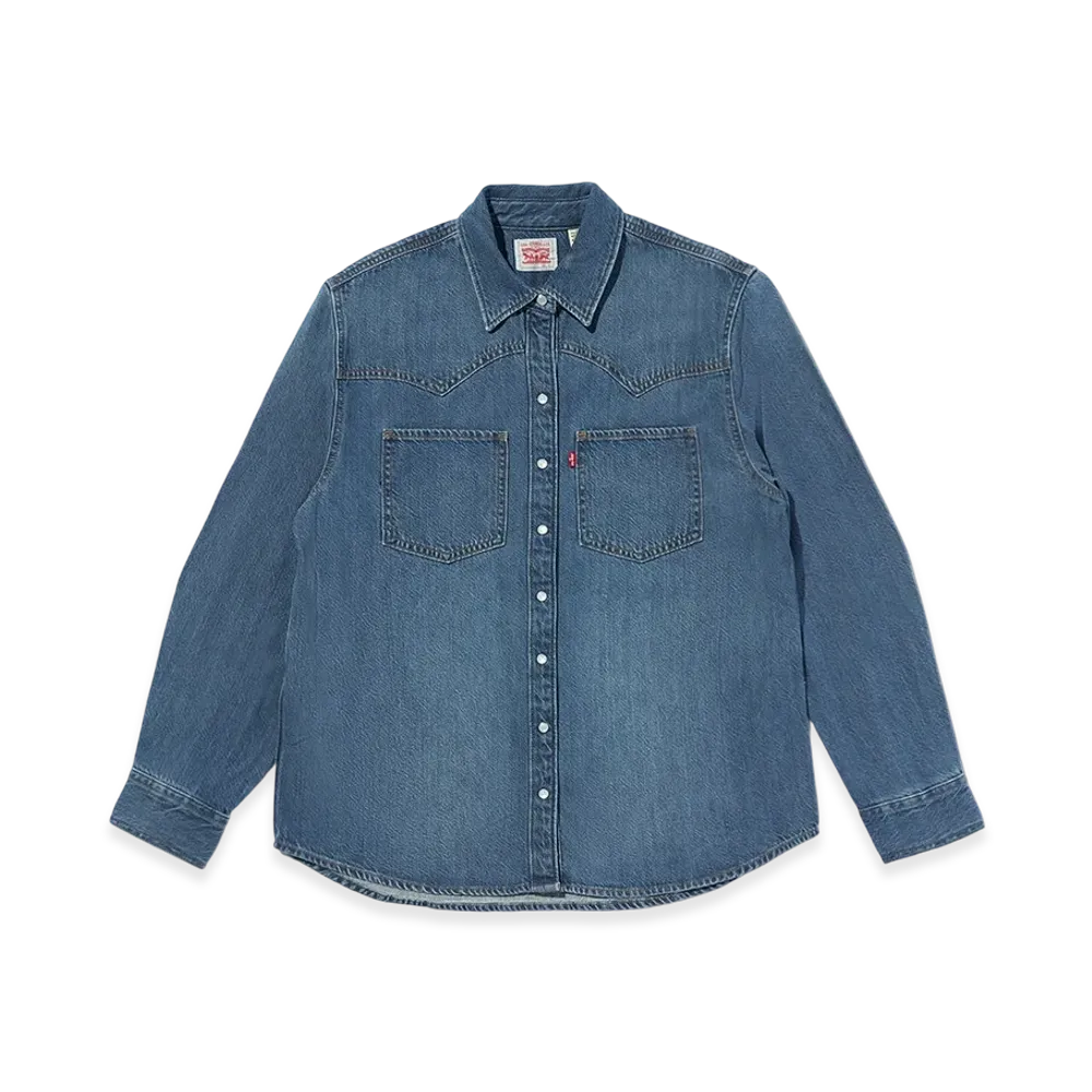 Levi's Teodora Western Shirt "Medium Indigo"