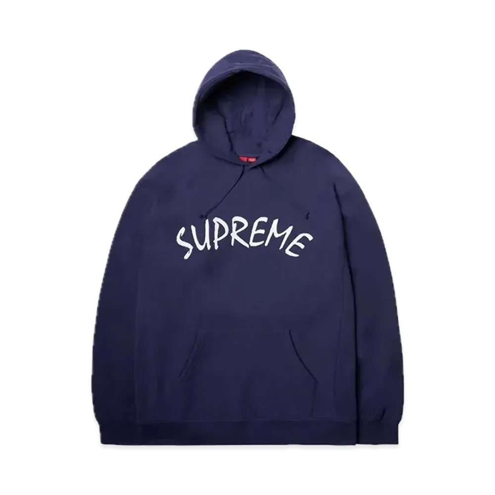 Supreme FTP Arc Hooded Sweatshirt "Washed Navy"