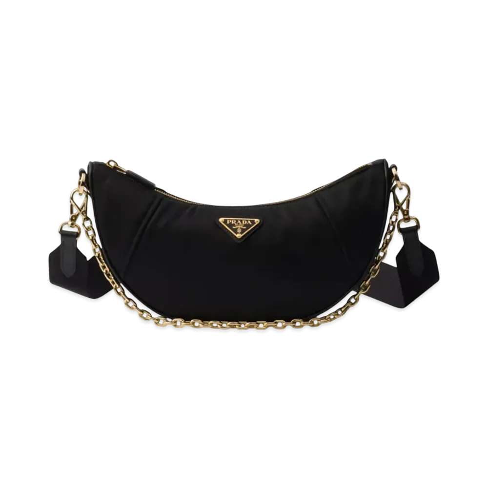 PRADA Re-Nylon Shoulder Bag "Black"