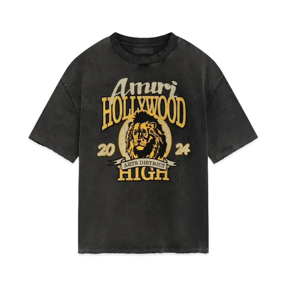 AMIRI High Lion Skater Tee "Black"