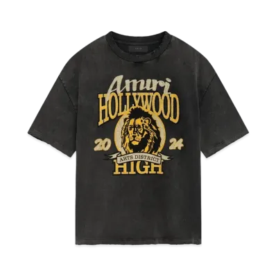 AMIRI High Lion Skater Tee "Black"
