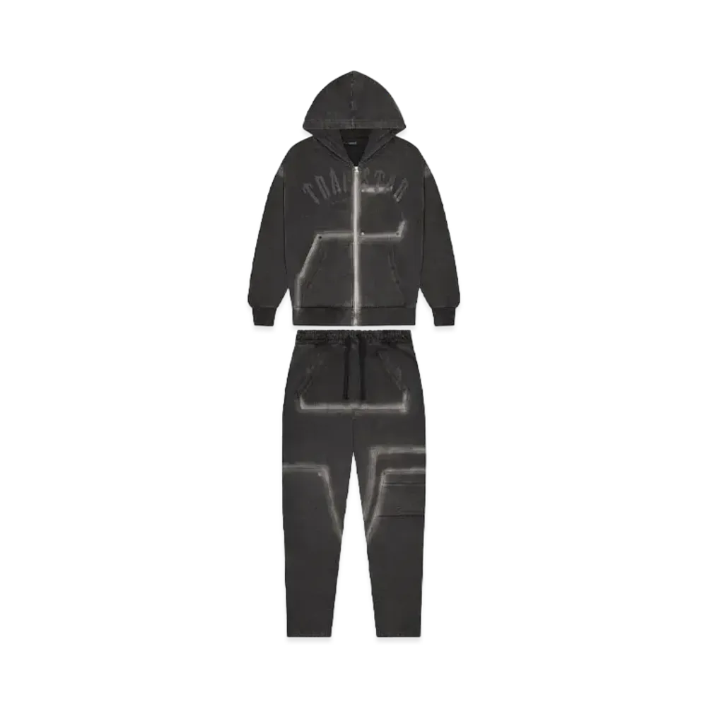 TRAPSTAR Irongate Rivet 2.0 Tracksuit "Black"