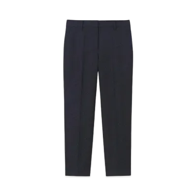 Paul Smith Women's Dobby Pindot Trousers "Navy"