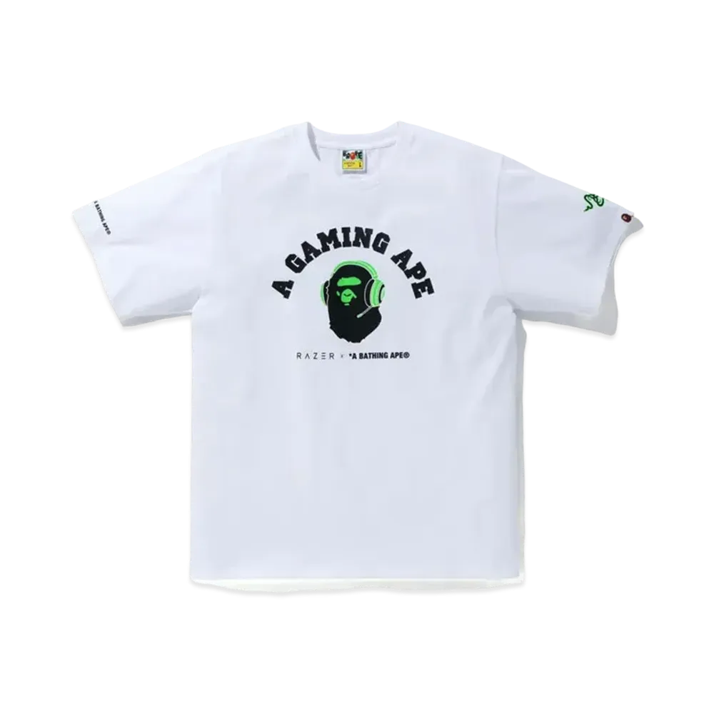 A BATHING APE / Razer A Bathing Ape Tee "White"