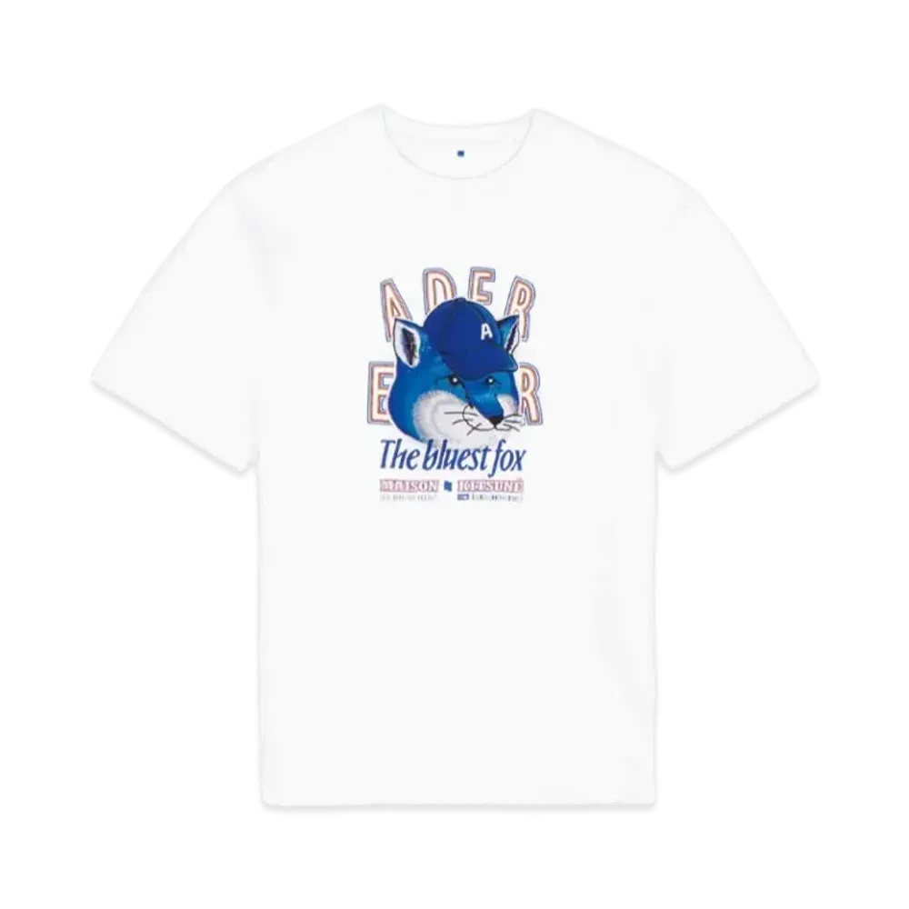 Maison Kitsune × ADERERROR The Bluest Fox T-Shirt "White"
