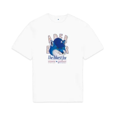 Maison Kitsune × ADERERROR The Bluest Fox T-Shirt "White"