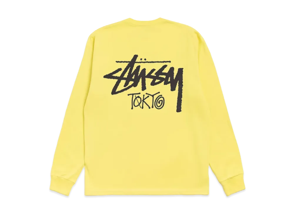 Stussy Tokyo Exclusive L/S Tee "Yellow"