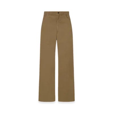 The Row Women's Eglitta Cotton Pants "Light Sepia"