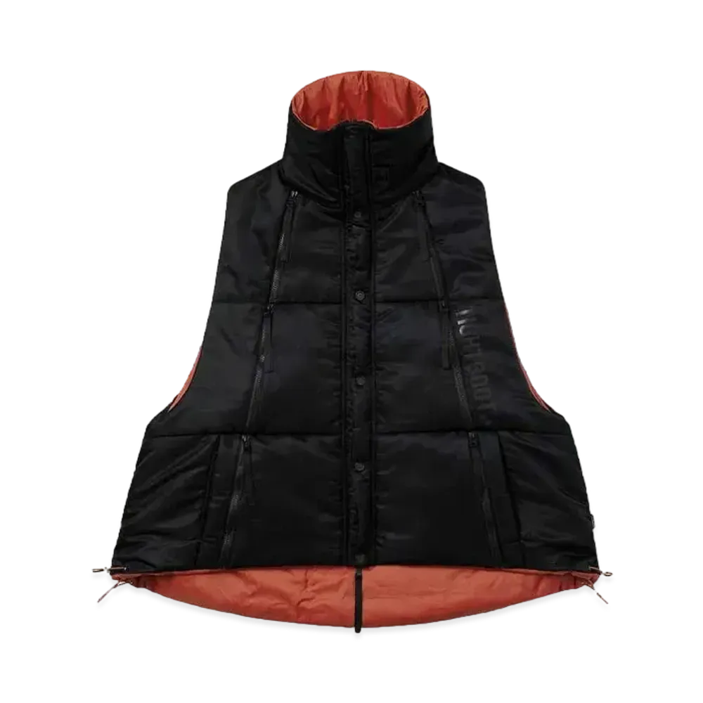 GOOPiMADE® X TIGHTBOOTH DOUBLE 2Way Padding Monster Vest "Black/Orange"