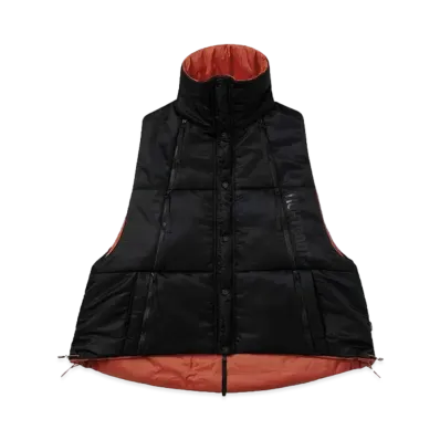GOOPiMADE® X TIGHTBOOTH DOUBLE 2Way Padding Monster Vest "Black/Orange"