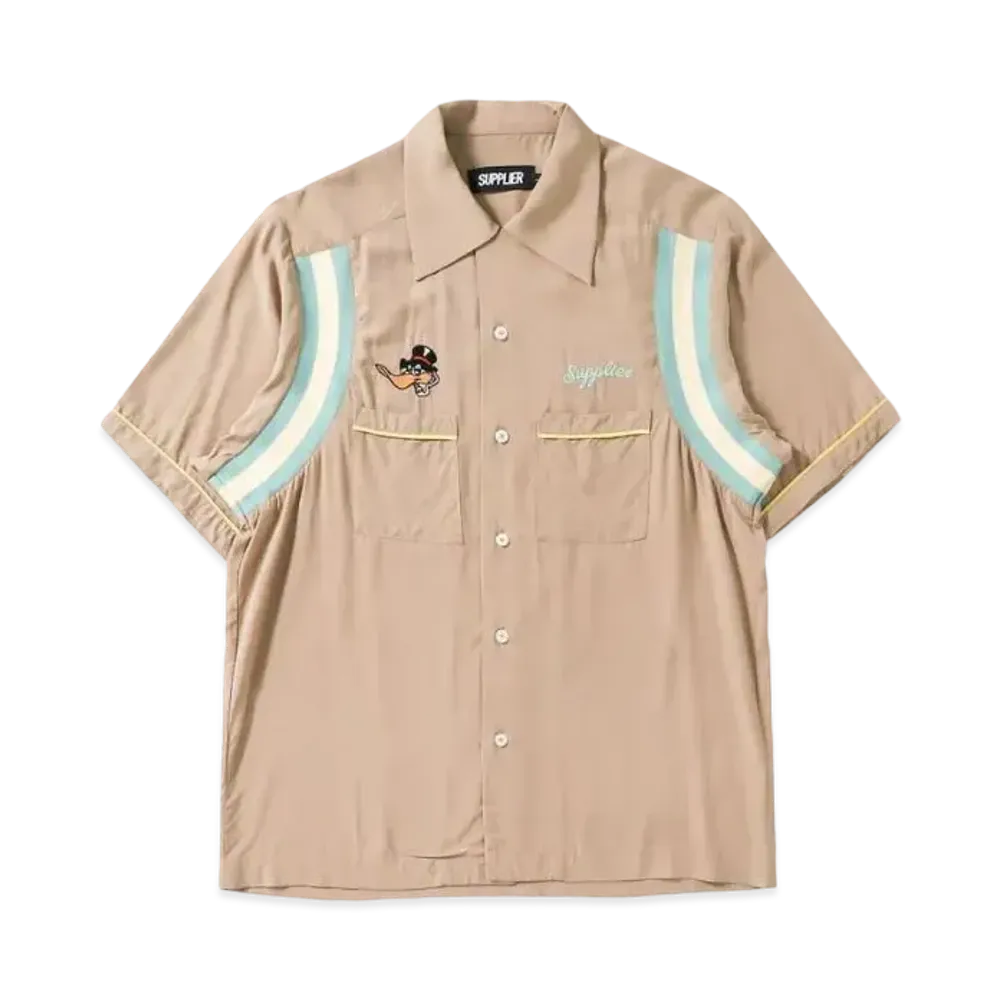 SUPPLIER Duck Bowling Shirt "Beige"