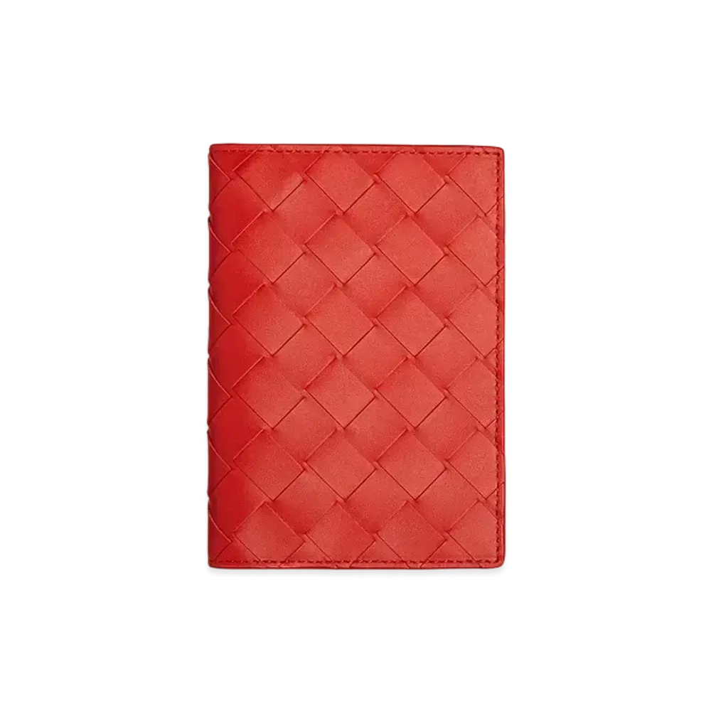 Bottega Veneta Passport Case "Tomato"