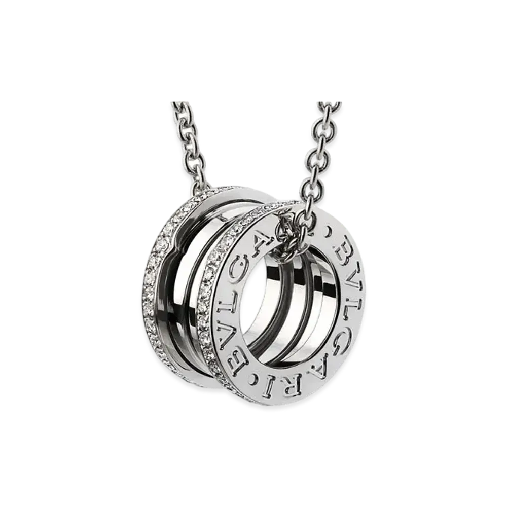 BVLGARI B Zero 1 Necklace Diamond "White Gold"