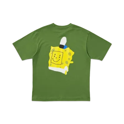 Uniqlo UT x Cactus Plant Flea Market x Sponge Bob Oversized T-shirt "Olive"