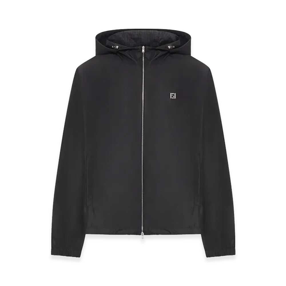 FENDI Blouson In Technical Fabric "Black"