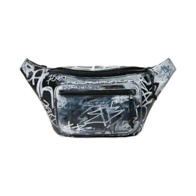 BALENCIAGA Explorer Belt Bag Graffiti "Black"
