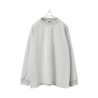 ONEITA Power Tee Super Heavyweight 13oz Long Sleeve T-Shirt "Gray"