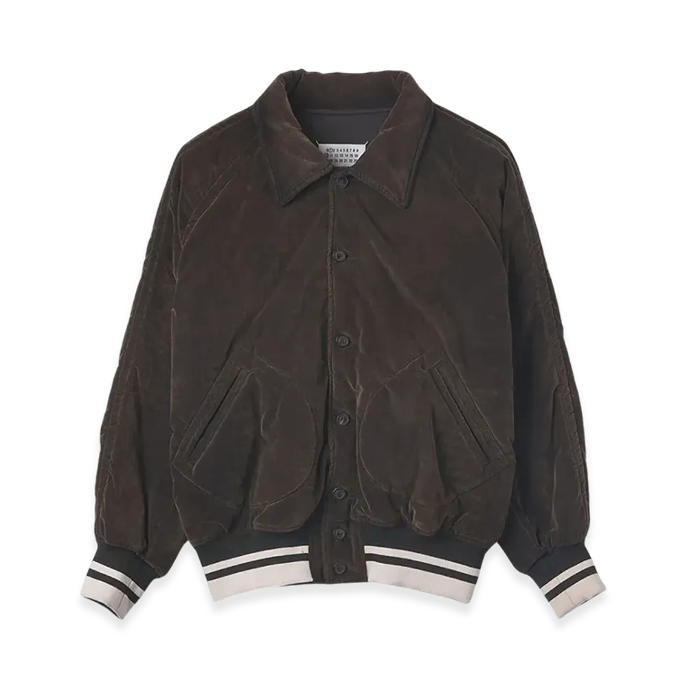 Maison Margiela Quilted Sport Jacket "Faded Black"