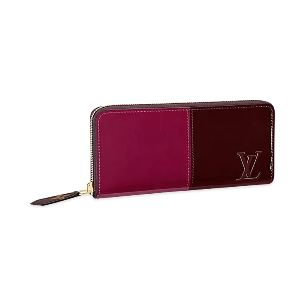 Louis Vuitton Vernis Portefeuille Miroir "Magenta"