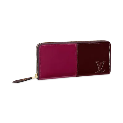 Louis Vuitton Vernis Portefeuille Miroir "Magenta"