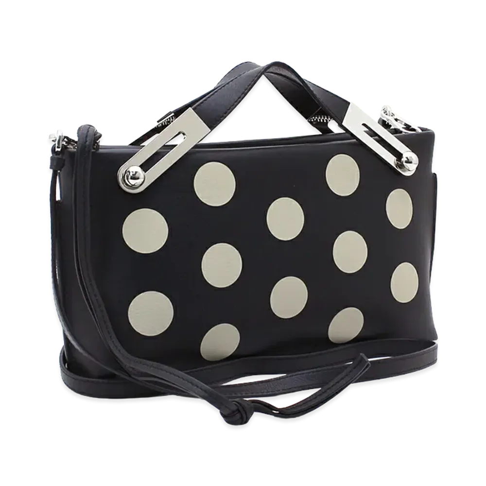 LOEWE Women's Handbag (with shoulder strap) Missy Dot Small "Black/Greige"